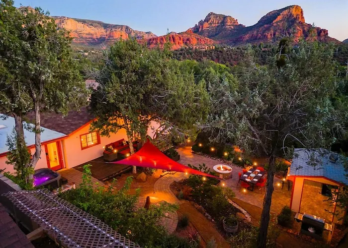 Ferienhaus Sun And Sage Hideaway With Zen Garden And Hot Tub