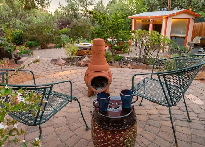 Ferienhaus Sun And Sage Hideaway With Zen Garden And Hot Tub