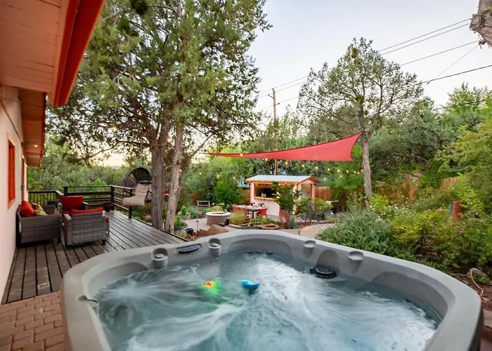 Ferienhaus Sun And Sage Hideaway With Zen Garden And Hot Tub *