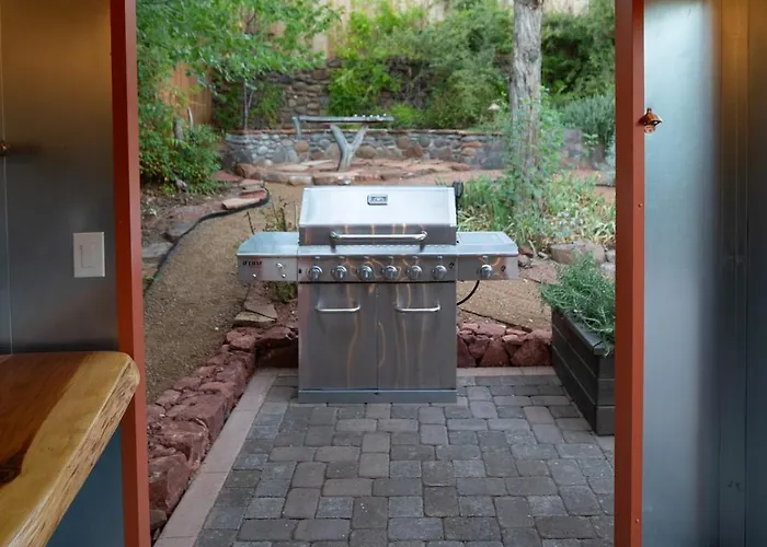 Ferienhaus Sun And Sage Hideaway With Zen Garden And Hot Tub *